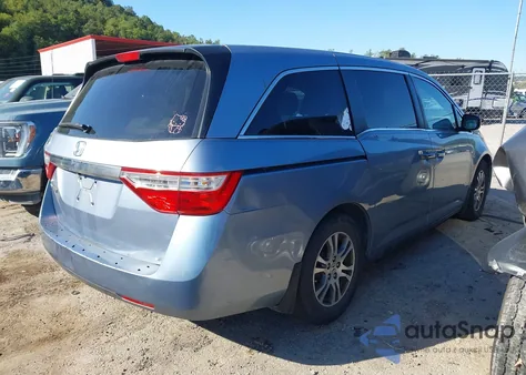 2012 Honda Odyssey Ex-L from USA, damaged, VIN 5FNRL5H61CB137054